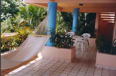 Enlarged photo of the hammock